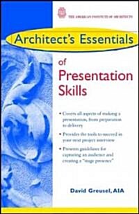 Architects Essentials of Presentation Skills (Paperback)