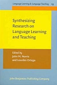 [중고] Synthesizing Research on Language Learning And Teaching (Paperback)