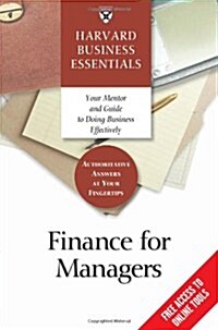 Finance for Managers (Paperback)