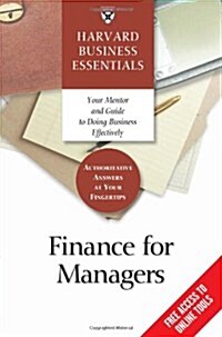 [중고] Finance for Managers (Paperback)