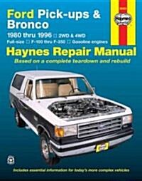Ford Full-Size Pickups and Bronco, 1980-1996 (Paperback, 8, Revised)