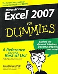 [중고] Excel 2007 for Dummies (Paperback)