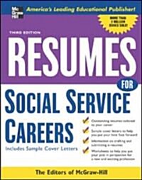 Resumes for Social Service Careers (Paperback, 3)