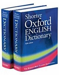 [중고] Shorter Oxford English Dictionary (Hardcover, 5th, Indexed, Subsequent)