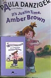 Its Justin Time, Amber Brown [With Cassette] (Paperback)