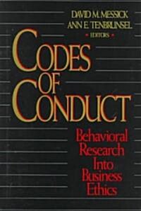 Codes of Conduct: Behavioral Research Into Business Ethics (Hardcover)