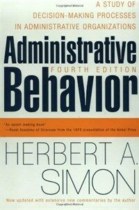 Administrative Behavior, 4th Edition (Paperback, 4, Revised)