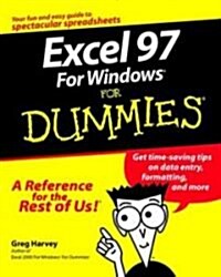 Excel 97 Windows for Dummies (Paperback)