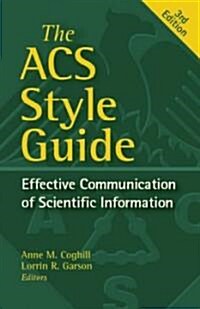 [중고] The ACS Style Guide: Effective Communication of Scientific Information (Hardcover, 3)