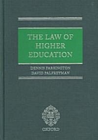 The Law of Higher Education (Hardcover)