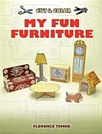 Cut & Color My Fun Furniture (Paperback)