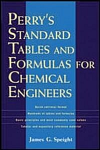Perrys Standard Tables and Formulas for Chemical Engineers (Paperback)