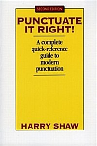 Punctuate It Right (Paperback, 2)