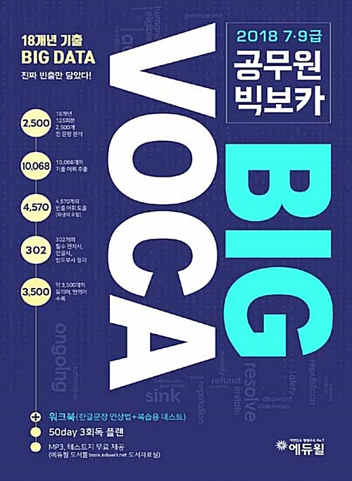 [중고] 2018 7.9급 공무원 빅보카 BIG VOCA