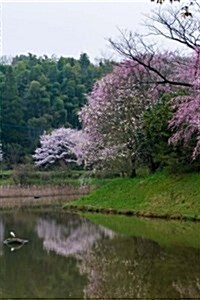 Cherry Trees Full of Blossoms on a Lake in Japan Journal: Take Notes, Write Down Memories in This 150 Page Lined Journal (Paperback)