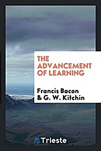 The Advancement of Learning (Paperback)