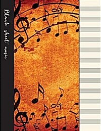 Blank Sheet Music: Music Manuscript Paper / Staff Paper / Perfect-Bound Notebook for Composers, Musicians, Songwriters, Teachers and Stud (Paperback)