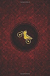 Monogram Motocross Notebook: Blank Journal Diary Log (Paperback)