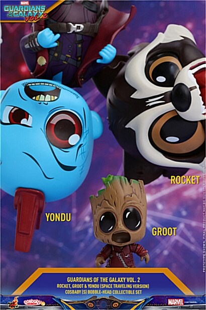 [Hot Toys] 코스베이비 가디언즈 오브 갤럭시 Vol. 2 Rocket, Groot & Yondu 콜렉터블 세트  COSB389