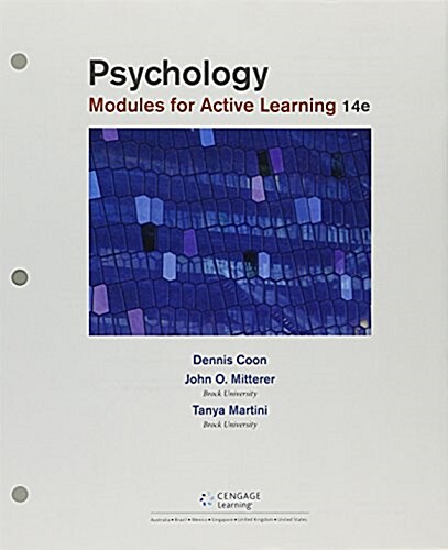 Psychology + Mindtap Psychology, 1-term Access (Loose Leaf, 14th, PCK)