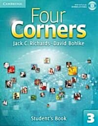 Four Corners Level 3 Students Book with Self-study CD-ROM (Package)
