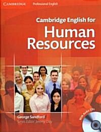 Cambridge English for Human Resources Students Book with Audio CDs (2) (Multiple-component retail product)
