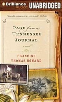 Page from a Tennessee Journal (MP3 CD, Library)