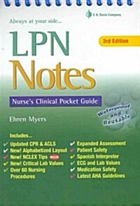 LPN Notes: Nurses Clinical Pocket Guide (Spiral, 3, Revised)