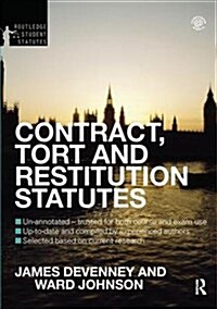 Contract, Tort and Restitution Statutes 2012-2013 (Hardcover, 4 ed)