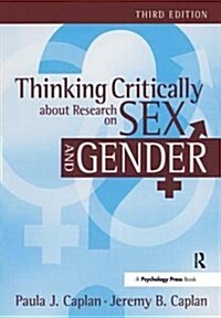 Thinking Critically about Research on Sex and Gender (Hardcover, 3 ed)
