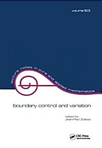 Boundary Control and Variation (Hardcover)