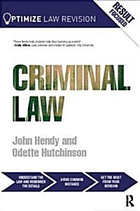 Optimize Criminal Law (Hardcover)