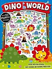 Dino World Puffy Sticker Activity Book (Paperback)