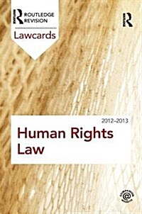 Human Rights Lawcards 2012-2013 (Hardcover, 4 ed)