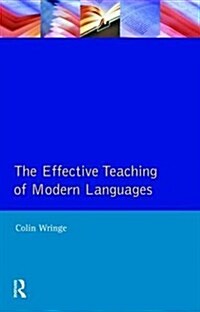 Effective Teaching of Modern Languages (Hardcover)