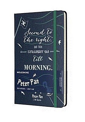Moleskine Limited Edition Peter Pan, Notebook, Large, Ruled, Pirates Sapphire Blue (5 X 8.25) (Other)