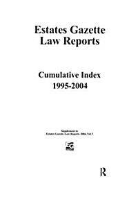 EGLR 2004 Cumulative Index (Hardcover)