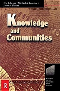 Knowledge and Communities (Hardcover)