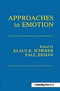 Approaches To Emotion (Hardcover)