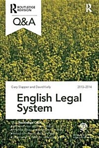 Q&A English Legal System 2013-2014 (Hardcover, 10 New edition)