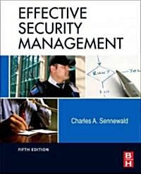 Effective Security Management (Hardcover, 5 Rev ed)