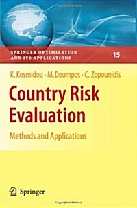 Country Risk Evaluation: Methods and Applications (Paperback)