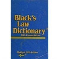 Blacks Law Dictionary: Abridged Fifth Edition (Paperback, Abridged 5th)