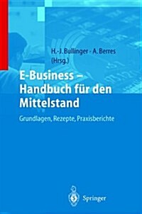 E-Business - Handbuch Fur Den Mittelstand: Grundlagen, Rezepte, Praxisuber Ichte (Hardcover)