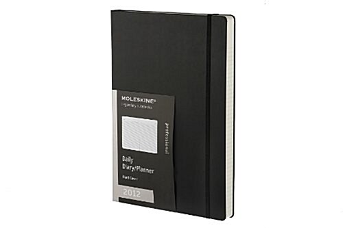 Moleskine 2012 Professional Daily Planner Black Hard Cover A4 (Hardcover)