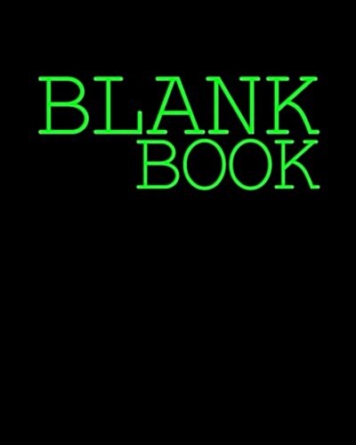 Blank Book (Paperback, NTB)