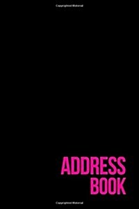 Address Book: Glossy And Soft Cover, Large Print, Font, 6 x 9 For Contacts, Addresses, Phone Numbers, Emails, Birthday And More. (Paperback)