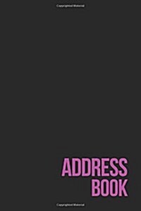 Address Book: Glossy And Soft Cover, Large Print, Font, 6 x 9 For Contacts, Addresses, Phone Numbers, Emails, Birthday And More (Paperback)