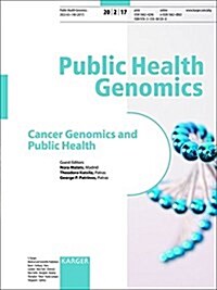 Cancer Genomics and Public Health (Paperback)