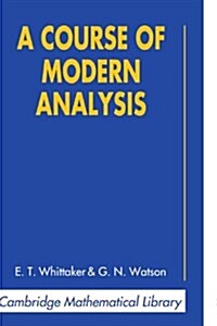 A Course of Modern Analysis (Paperback, 4 Revised edition)